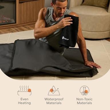 Lifepro Infrared Sauna Blanket for Detox & Relaxation – Portable Far Infrared at Home Sauna for Detox, Muscle Tension Release and Recovery – RejuvaWrap Series with Adjustable Heat Settings - Image 7