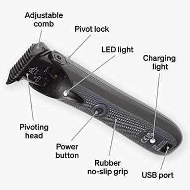 Schick Ultra Pivot Body Trimmer for Men | Manscaping Electric Shaver, Pubic Hair Trimmer, Body Groomer - Image 5