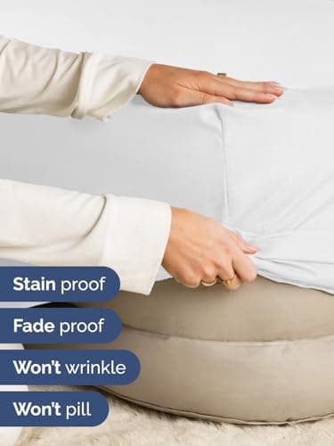 Extra Deep Queen Fitted Sheet - Hotel Luxury Single Fitted Sheet Only - Easily Fits 18 inch to 24 inch Mattress - Ultra Soft, Wrinkle Free w/Extra Deep Pockets - Easy-Care, Breathable & Comfy - White - Image 4