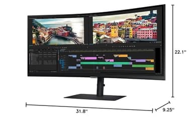 Samsung 34” ViewFinity S65UC, Ultra-WQHD, 100Hz, AMD FreeSync™ HDR10, KVM Switch Built in Speakers with USB-C Curved Monitor, LS34C654UANXGO, 2025 - Image 16