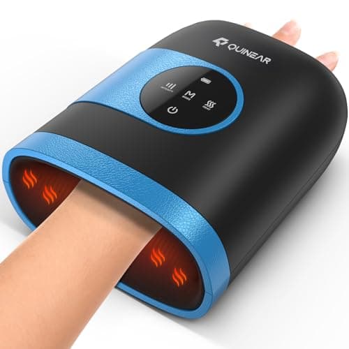 QUINEAR Hand Massager - Cordless Hand Massager with Heat and Compression for Arthritis, Carpal Tunnel and Stiff Joints - Gifts for Women Men - FSA-HSA - Image 1