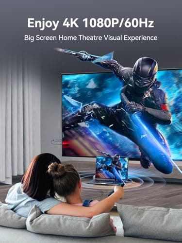 FIGEBNY Wireless HDMI Transmitter and Receiver 4K Larger LED Screen Display, Wireless HDMI Extender Sender HD 5G 165FT Streaming Media Video/Audio/File for PC/Laptop/Projector/TV Box/Camera Gray - Image 3