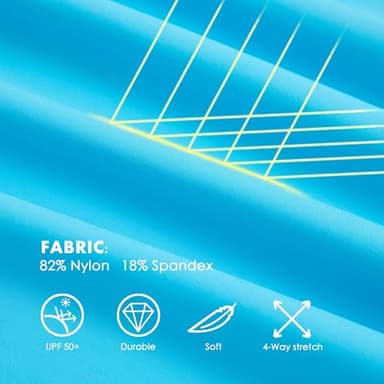 Willit Boys Rash Guard Swim Shirt Baby/Toddler Long Sleeve UPF 50+ Sun Protection SPF Quick Dry Shirt Blue 3T - Image 3