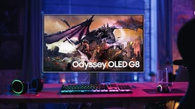Samsung 32" Odyssey OLED G8 (G80SD) Series 4K UHD Smart Gaming Monitor w QD-OLED, 240Hz 0.03ms, G-Sync Compatible, Glare-Free Display, Sleek Metal Design, LS32DG800SNXZA, 3 Yr Warranty - Image 23