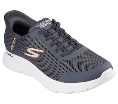 Skechers Men's Go Walk Flex Hands Up Hands Free Slip-Ins Sneaker, Gray 12 - Image 6