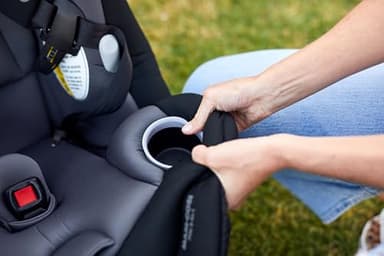 Maxi-Cosi Pria All-in-One Convertible Car Seat, Rear Facing Car Seat for Infants from 4-40 lbs, Forward Facing Car Seat up to 100 lbs in Booster Seat Mode, Midnight Slate - Image 15
