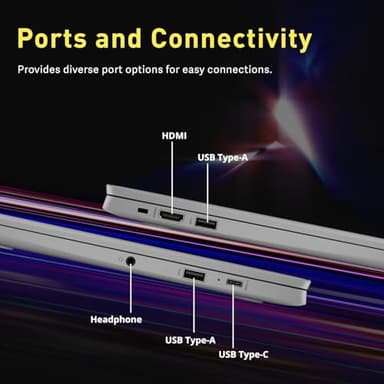 HP Chromebook 14" HD Flagship Laptop for Student Business, Quad-Core Celeron N4120 Processor, 4GB RAM, 192GB Storage (64GB eMMC + 128GB Card), Webcam, WiFi, Long Battery, Chrome OS+HubxcelAccessory - Image 8