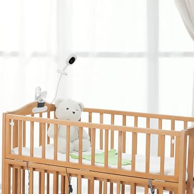 Baby Monitor Mount Compatible with Nanit Pro Smart Baby Monitor & Flex Stand ,Also for Cameras with 1/4 Screw Mount Flexible Long Gooseneck ArmBaby Camera Holder Stand Without Tools - Image 5