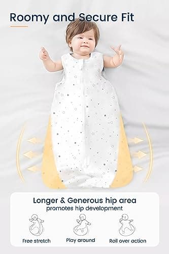 TotAha Toddler Sleep Sack 2T-4T, Soft Wearable Blanket Baby Sleep Bag, Light 0.5 TOG or Medium-weight 1.0 TOG Sleeping Sacks - Image 5