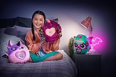 Rainbocorns Monstercorn Surprise Raven - Surprise Unboxing Soft Toy, Fantasy Monster Gifts for Girls, Imaginary Play with Wearable Accessories - Image 5