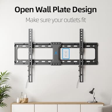 UL Listed Fixed TV Wall Mount for 37-86 Inch Screens, Low Profile TV Mount Fits 16", 18", 24" Studs, Wall Mount Bracket with Quick Release Lock, Max VESA 600x400mm, Holds up to 132 lbs by USX STAR - Image 5