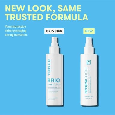 BRIOTECH Renew Toner, Hypochlorous Acid Spray, Minimize Appearance of Blemishes, Soothing Facial Mist for Sensitive Skin, Calm Redness & Bumps, Vegan, 4 fl oz (2 Pack) - Image 4