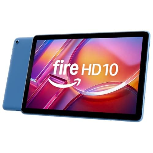 Amazon Fire HD 10 tablet (newest model) built for relaxation, 10.1" vibrant Full HD screen, octa-core processor, 3 GB RAM, 32 GB, Ocean - Image 1