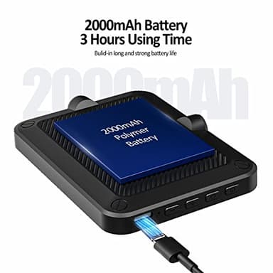 Rechargeable Selfie Light & Phone Light Clip for iPhone - Phone LED Light with Adjustable Brightness, Perfect for Selfies, Makeup, TikTok, Live Streaming & Video Conferencing Black - Image 2