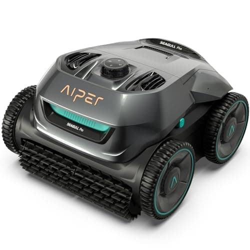 AIPER Cordless Robotic Pool Cleaner, WavePath Navigation, Wall-Climbing, Quad-Motor, 150 mins Runtime for Inground Pools up to 1,600 sq.ft, Seagull Pro ZT6002 (Renewed) - Image 1
