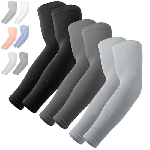 OutdoorEssentials UV Arm Sleeves for Men and Women - Sun Protection Sleeves - Compression, Golf, Baseball, Cooling, Tattoo Arm Sleeve - Mangas Para El Sol Para Hombre - Image 1