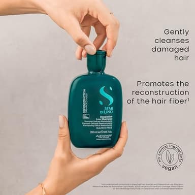 Alfaparf Milano Semi di Lino Reconstruction Reparative Shampoo and Mask Set - Sulfate Free Shampoo and Hair Mask for Damaged Hair - Repairs, Reconstructs, Strengthens - Adds Shine and Softness - Image 4