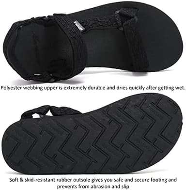 CIOR Women's Sport Sandals Hiking Sandals with Arch Support Yoga Mat Insole Outdoor Light Weight Water Shoes - Image 7