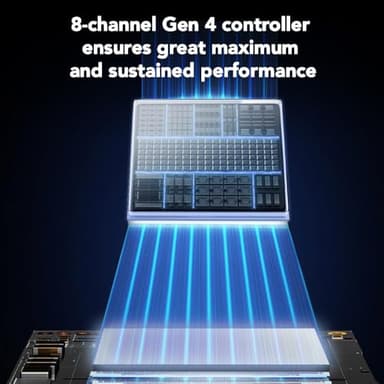 Lexar 4TB NQ780 SSD PCIe Gen4 NVMe M.2 2280 Internal Solid State Drive, Up to 7000/6000 MB/s Read/Write, Compatible with PS5, for Gamers and Creators (LNQ780X004T-RNNNU) - Image 3