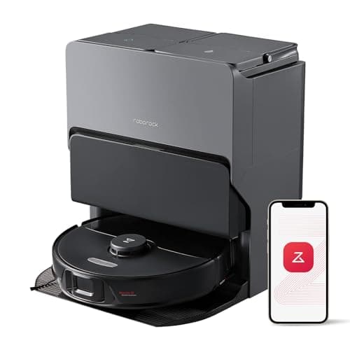 roborock S8 Max Ultra Robot Vacuum and Mop, All-in-One Dock, PreciSense LiDAR Navigation, Smart Dirt Detection, Self-Emptying, 8000Pa Suction for Various Floors, 20mm Auto Lifting for Carpet, Black - Image 1