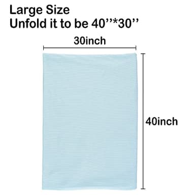 Viviland Jersey Swaddle Blanket, Ultra Soft Stretchy Receiving Blanket, Baby Boy Newborn Swaddle Wrap, 40 x 30 inches, 2 Pcs, Elephant - Image 5