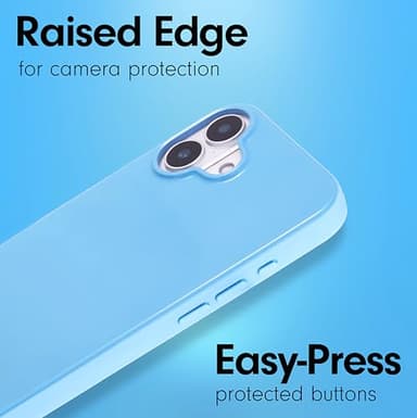Sonix Case for iPhone 16 | Compatible with MagSafe | 10ft Drop Tested | Gloss Light Blue - Image 5