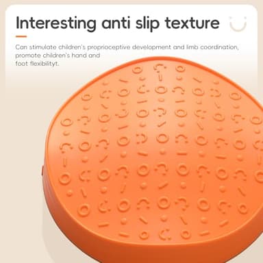 CINDALOG Stepping Stones for Kids, 5pcs Durable Non-Slip Plastic Balance Stones, Promoting Children's Coordination Skills Sensory Play Equipment for Toddlers - Image 5