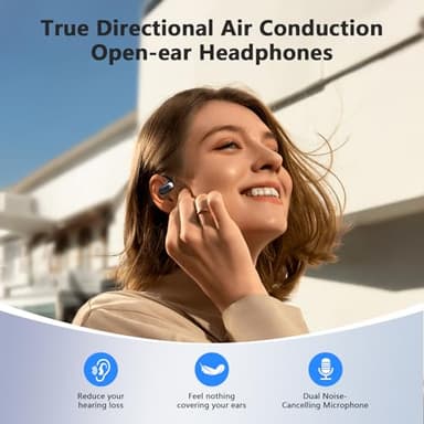 AI Translation Earbuds Real Time, 144 Language Translator Earbuds with APP Compatible with iOS & Android, Bluetooth Headphones Translating Device for Travel Business and Learning - Black - Image 7