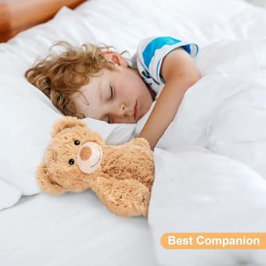 SuzziPals Teddy Bear Stuffed Animals, Microwavable Stuffed Animal Heating Pads for Heat Therapy, Stress Relief Toy for Anxiety, Cuddle, Companion, Bear Plush Gifts for Girls Boys Adults - Image 5