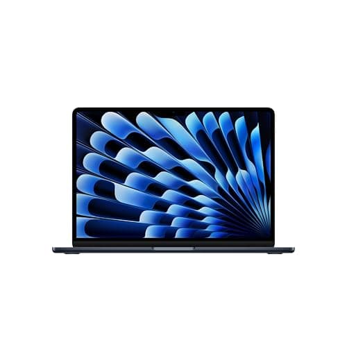Apple 2025 MacBook Air 13-inch Laptop with M4 chip: Built for Apple Intelligence, 13.6-inch Liquid Retina Display, 16GB Unified Memory, 256GB SSD Storage, 12MP Center Stage Camera, Touch ID; Midnight - Image 1