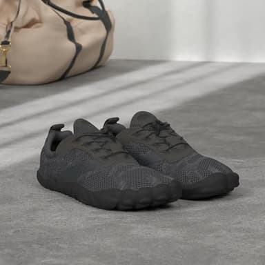 Joomra Women Barefoot Running Tennis Whitin Shoes Size 7.5-8 Minimal for Ladies Runner Dark Grey Daily Gym Fitness Hiking Trekking Walking Toes Trail Sneakers Workout Five Fingers Footwear 38 - Image 2