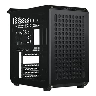 Cooler Master QUBE 500 Flatpack High Airflow Gaming ATX PC Mid-Tower, Customizable, Tempered Glass, Vertical GPU Mount, 365mm GPU Clearances, USB-C, Carrying Handle, Gem Mini - Image 10