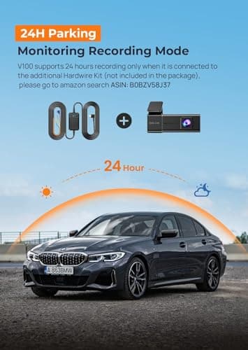 Dash Cam, 2.5K WiFi Dash Camera for Cars, E-YEEGER Mini Dashcam with App, Front Car Camera, G-Sensor, Loop Recording, Night Vision, 24H Parking Mode, 32G SD Card Included, Support 256GB Max - Image 6