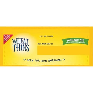 Wheat Thins Reduced Fat Snacks, Whole Grain Wheat Crackers, Bulk Snack Crackers, 6 - 8.oz Boxes - Image 19