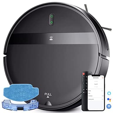 Kilgone Robot Vacuum and Mop Combo for Pet Hair & Large Homes – Smart App/Voice, 2300Pa Suction, 120Min Clean, Ultra-Thin 2.87" Design - Image 1