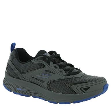 Skechers mens Go Run Consistent - Performance Running & Walking Shoe Sneaker, Charcoal/Blue, 12 US - Image 3