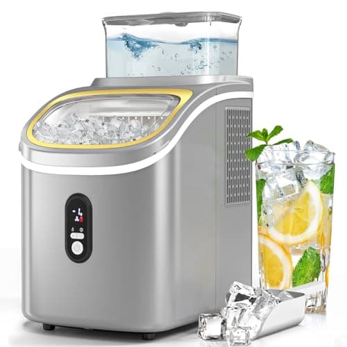 Electactic Countertop Ice Cube Maker Machine with External Water Tank,16Pcs/5Mins,34Lbs/Day,2 Ways to Add Water,Portable Compact Small Ice Maker with Self-Cleaning,Perfect for Home/Kitchen/Camping/RV - Image 1