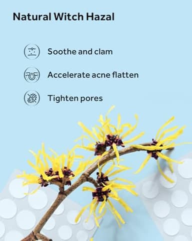 LitBear Acne Pimple Patches- Day and Night 4 Sizes 180 Dots Thin & Thick Hydrocolloid Patches with Witch Hazel, Tea Tree & Calendula Oil, Extra Adhesion for Face Zit Patch Dots - Image 7