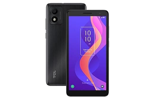 TCL 303 Smartphone 32GB Storage 2GB RAM 6.0" Display Unlocked Black (Renewed)