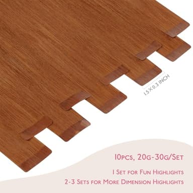 WENNALIFE Tape in Hair Extensions Human Hair Dirty Ginger 10pcs 30g 22 inch Remy Invisible Tape Ins Straight Colored Soft Real Human Hair Tape in Extensions Refill Set Extensions - Image 2