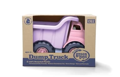 Green Toys Dump Truck in Pink Color - BPA Free, Phthalates Free Play Toys for Improving Gross Motor, Fine Motor Skills. Play Vehicles - Image 5