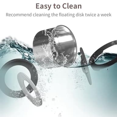 10L Dog Water Bowl No Spill 2.6 Gallon Super Large Capacity Stainless Steel No Splash Dog Bowls 338oz Slow Drinking Feeder with Non-Slip Base Pet Water Dispenser for Dogs - Image 7