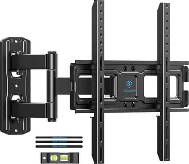 PERLESMITH TV Wall Mount for 26-55 inch TVs up to 70 lbs, Full Motion TV Mount Bracket with Swivel, Tilt, Level Adjustment, Corner Mount with Articulating Arm, Max VESA 400x400mm, PSMFK7 - Image 1