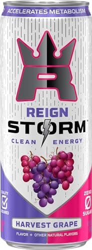 REIGN Storm, Harvest Grape, Fitness & Wellness Energy Drink, 12 Fl Oz (Pack of 12) - Image 4