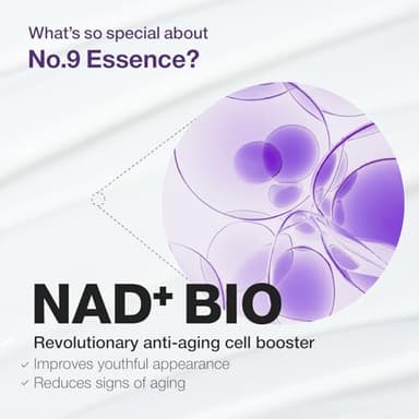 numbuzin No.9 Essence | NAD+ BIO Lifting-sil Essence | Firming, Reduce Wrinkles, Fine Lines | Peptides, NAD+ | Serum for Sagging, Aging, Dull Skin | 1.69 fl. oz. - Image 7