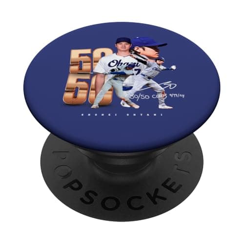 Shohei Ohtani | 50/50 Club | Los Angeles Baseball MLB Player PopSockets Adhesive PopGrip - Image 1