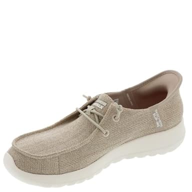 Skechers Women's Hands Free Slip-Ins Go Walk Joy Moc Toe Casual Shoe, Natural, 9 US - Image 5