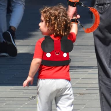 Accmor Toddler Leash Harness, Child Harness Baby Leash + Anti-Lost Wrist Link, Cute Kids Harness with Walking Assistant Strap Belt Tether for 1-5 Years Boys and Girls to Zoo or Mall - Image 4