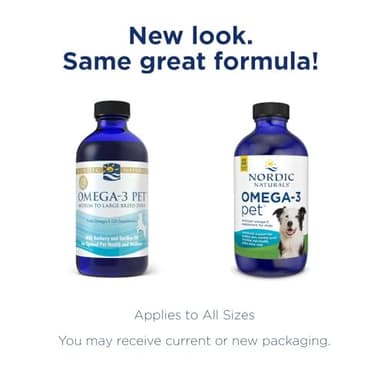 Nordic Naturals Omega-3 Pet, Unflavored - 16 oz - 1380 mg Omega-3 Per Teaspoon - Fish Oil for Large to Very Large Dogs with EPA & DHA - Promotes Heart, Skin, Coat, & Immune Health - Image 4