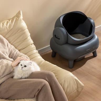 Neakasa M1 Bundle Open-Top Self-Cleaning Cat Litter Box with APP Control, Includes 4 Rolls (60pcs) Refill Waste Bags, 2 Extra Rolls Added - Image 7